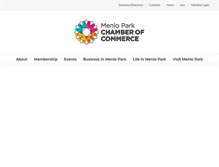 Tablet Screenshot of menloparkchamber.com